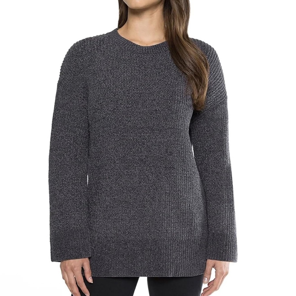 NWOT Matty‎ M Navy Chenille Tunic Sweater - Medium